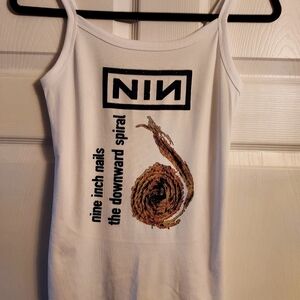 Nine inch nails TANK top ribbed  the downward spiral Nine inch Nails shirt